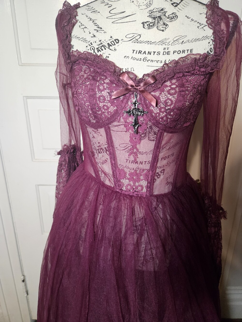 Dolls Kill Dance with death maxi dress - Picture 2 of 4